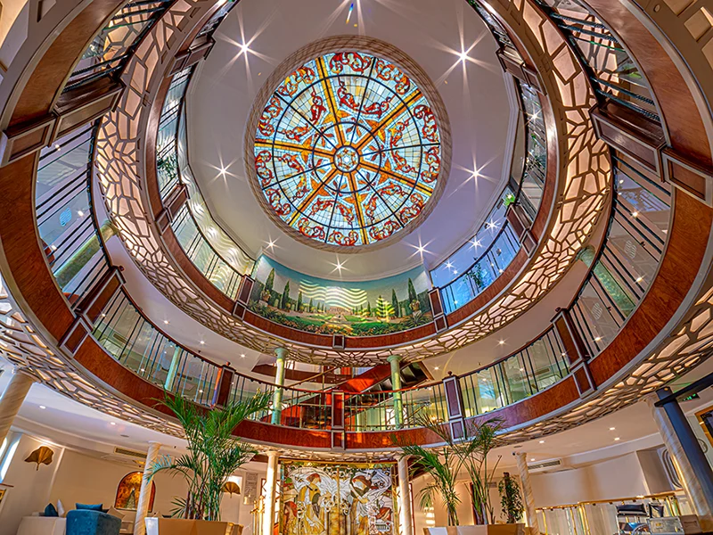 Lobby of the Sonesta Moon Goddess Nile Cruise Ship Nile cruise